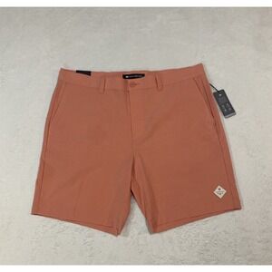 Travis Mathew Tech Chino Eco Golf Shorts MenS 38 New Terra Cotta Pink NWT 90$